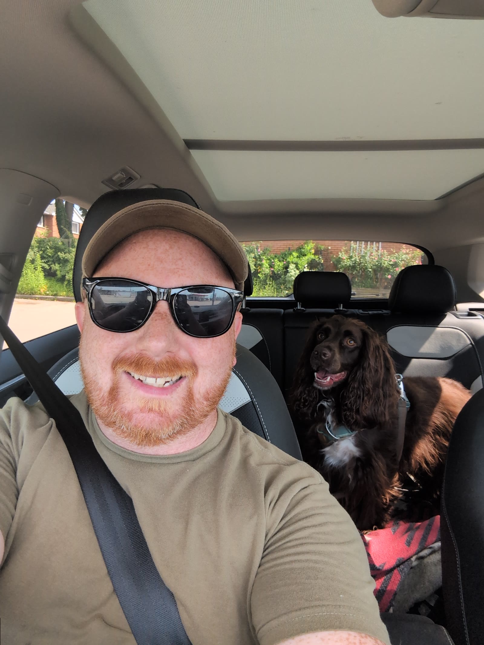 Shaun and Tilly together on the road